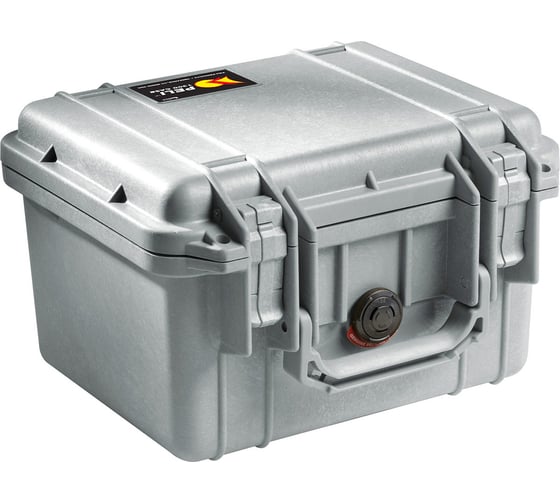 Защитный кейс Pelican 1300 серый с поропластом 1300-000-180E 1