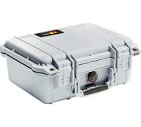 Защитный кейс Pelican 1400 серый с поропластом 1400-000-180E