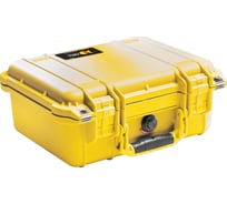 Защитный кейс Pelican 1400 желтый с поропластом 1400-000-240E