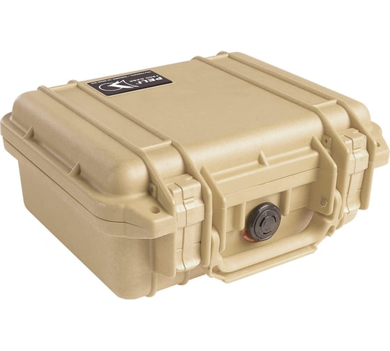 Защитный кейс Pelican 1200 песочный пустой 1200-001-190E