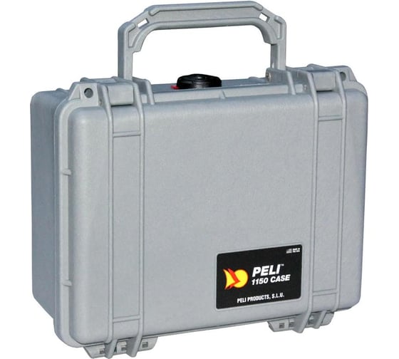 Защитный кейс Pelican 1150 серый с поропластом 1150-000-180E