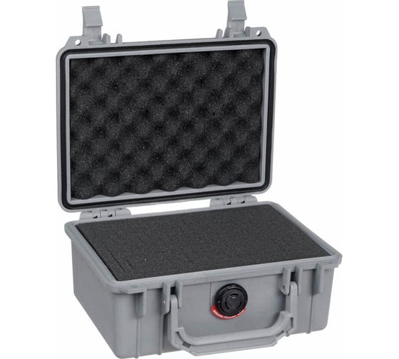 Защитный кейс Pelican 1150 серый с поропластом 1150-000-180E