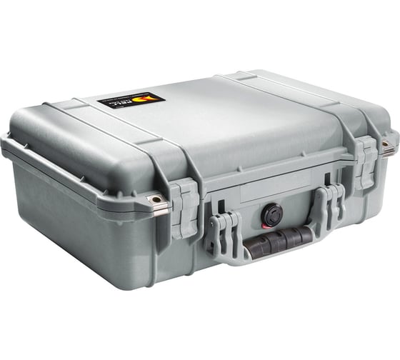 Защитный кейс Pelican 1500 серый с поропластом 1500-000-180E 1