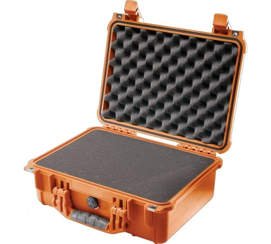 Защитный кейс Pelican 1450 оранжевый с поропластом 1450-000-150E