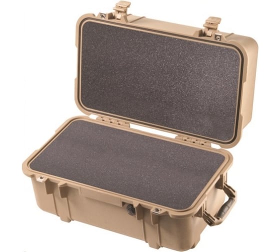 Защитный кейс Pelican 1460 песочный c поропластом 1460-000-190E