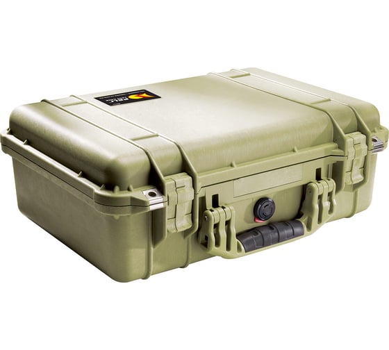 Защитный кейс Pelican 1500 зеленый пустой 1500-001-130E 1
