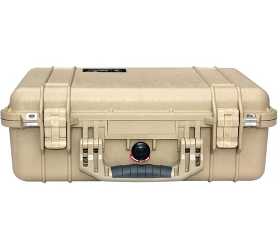 Защитный кейс Pelican 1500 песочный с поропластом 1500-000-190E