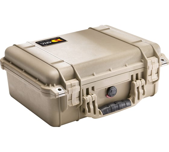 Защитный кейс Pelican 1450 песочный с поропластом 1450-000-190E 1