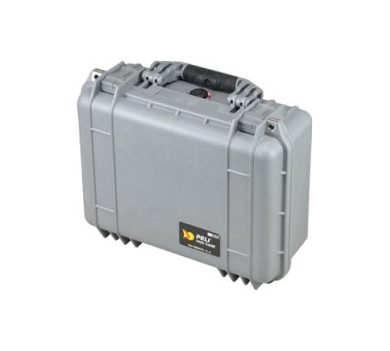 Защитный кейс Pelican 1450 серый пустой 1450-001-180E