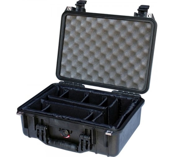 Защитный кейс Pelican 1450 черный с мягкими перегородками 1450-004-110E