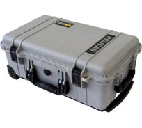 Защитный кейс Pelican 1510 серый с мягкими перегородками 1510-004-180E