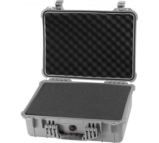 Защитный кейс Pelican 1520 серый с поропластом 1520-020-180E