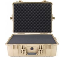 Защитный кейс Pelican 1600 песочный с поропластом 1600-000-190E