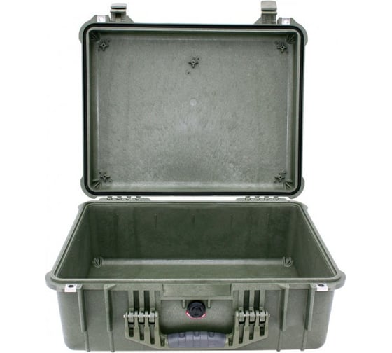 Защитный кейс Pelican 1550 зеленый пустой 1550-001-130E