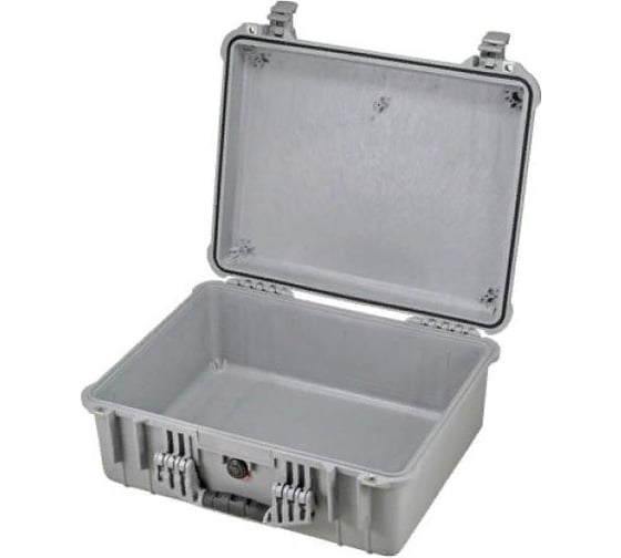 Защитный кейс Pelican 1550 серый пустой 1550-001-180E
