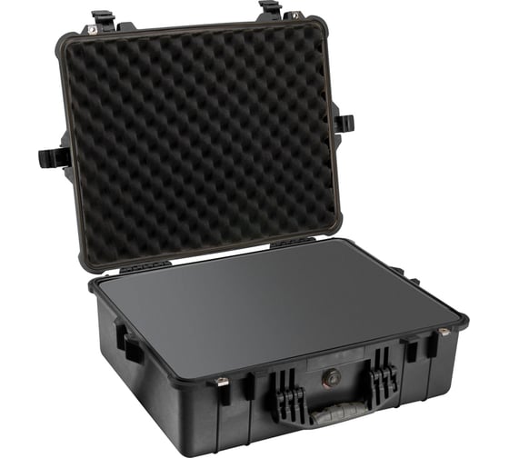 Защитный кейс Pelican 1600 черный с поропластом 1600-000-110E