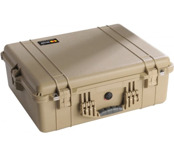 Защитный кейс Pelican 1600 песочный пустой 1600-001-190E
