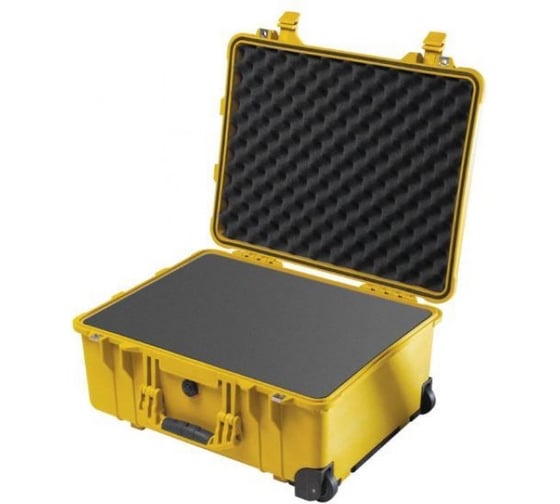 Защитный кейс Pelican 1560 желтый с поропластом 1560-000-240E
