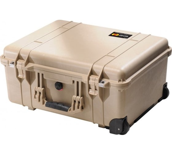 Защитный кейс Pelican 1560 песочный с поропластом 1560-000-190E 1