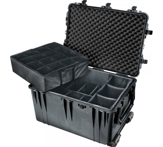 Защитный кейс Pelican 1660 черный с мягкими перегородками 1660-024-110E