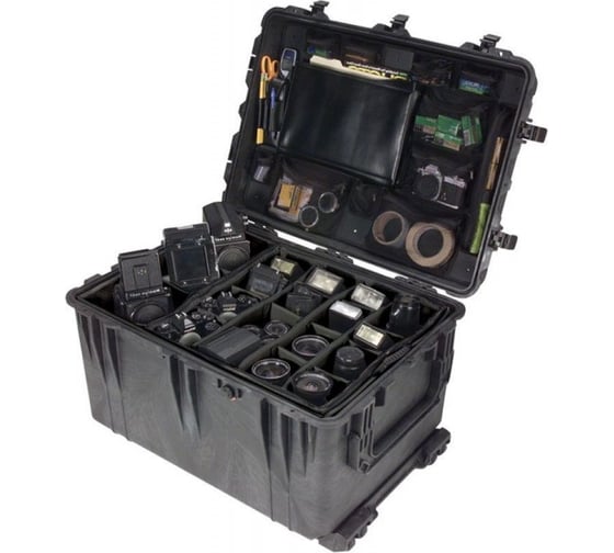 Защитный кейс Pelican 1660 черный с мягкими перегородками 1660-024-110E