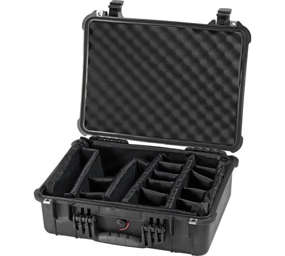 Защитный кейс Pelican 1520 черный с мягкими перегородками 1520-024-110E