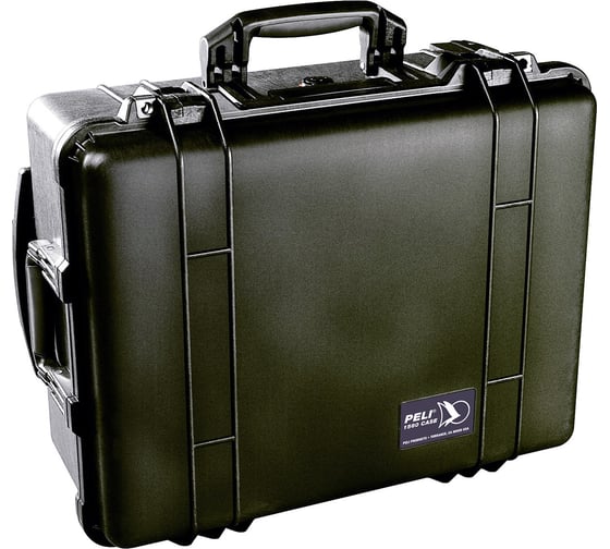 Защитный кейс Pelican 1560 черный с отсеком для одежды и органайзером для ноутбука 1560-006-110E 1