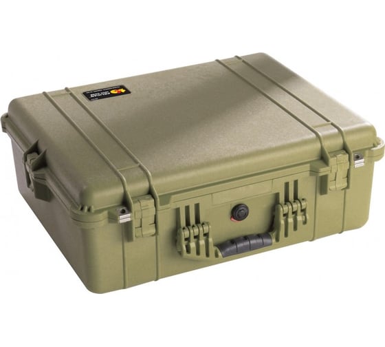 Защитный кейс Pelican 1600 зеленый пустой 1600-001-130E 1