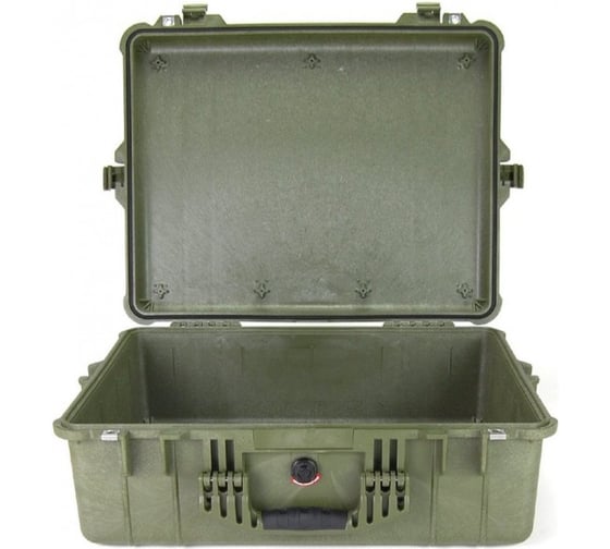 Защитный кейс Pelican 1600 зеленый пустой 1600-001-130E