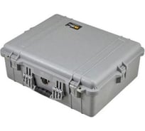 Защитный кейс Pelican 1600 серый с поропластом 1600-000-180E