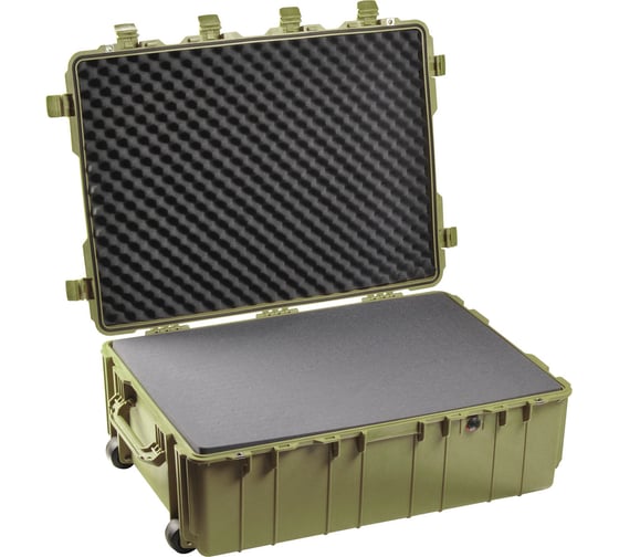 Защитный кейс Pelican 1730 зеленый с поропластом 1730-000-130E