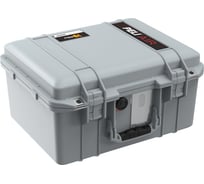 Защитный кейс Pelican Air 1507 серый с поропластом 015070-0000-180E