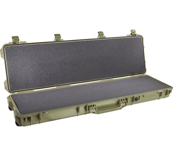 Защитный кейс Pelican 1750 зеленый с поропластом 1750-000-130E