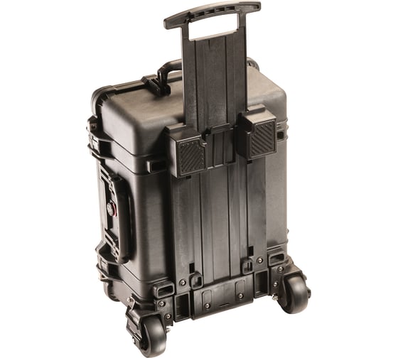 Защитный кейс Pelican 1560 черный с усиленной колесной базой и поропластом 015600-0009-110E