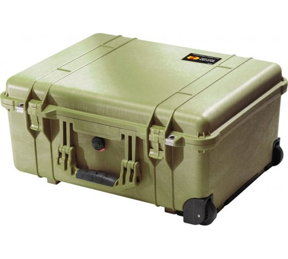 Защитный кейс Pelican 1560 зеленый с поропластом 1560-000-130E 1
