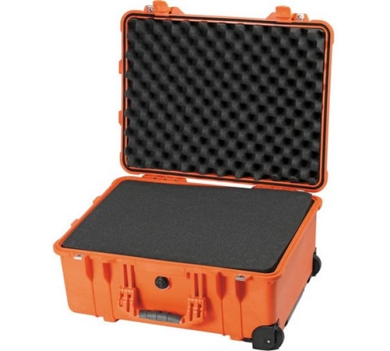 Защитный кейс Pelican 1560 оранжевый с поропластом 1560-000-150E