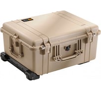 Защитный кейс Pelican 1610 песочный с поропластом 1610-000-190E