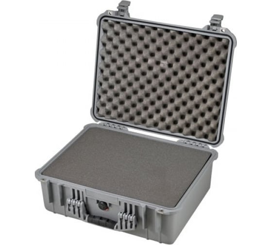 Защитный кейс Pelican 1550 серый с поропластом 1550-000-180E