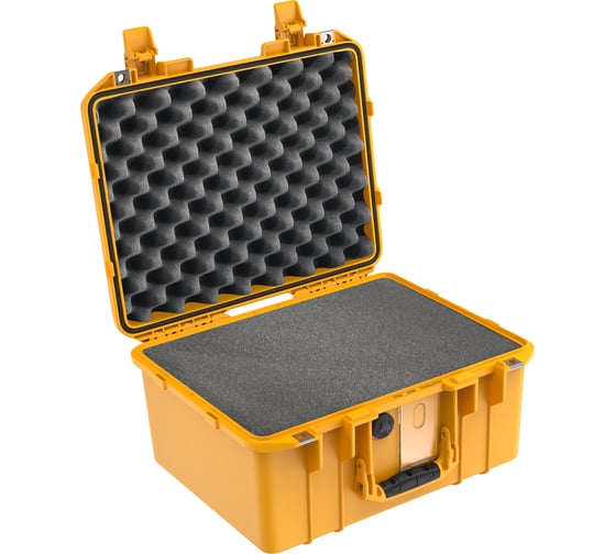 Защитный кейс Pelican Air 1507 желтый с поропластом 015070-0000-240E
