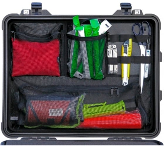 Органайзер на крышку для кейса Pelican 1560 1560-510-000E 1