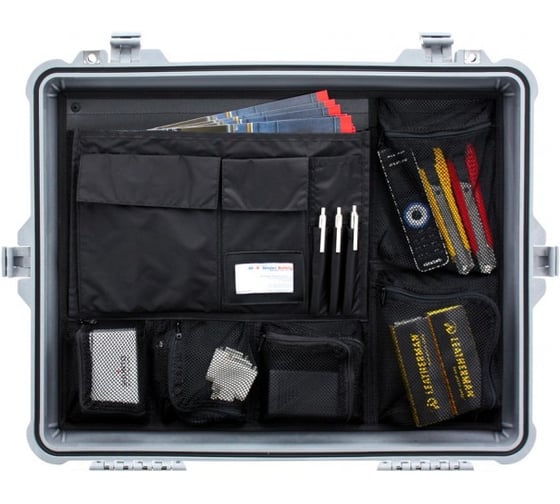 Органайзер на крышку для кейса Pelican 1600 1600-509-000E 1