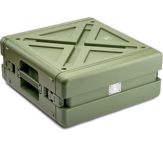 Кейс рэковый DGCASE 4 юнита ударопрочный, IP65, 458x447x185 RACK4U-olive DGCASE@RACK4U-olive