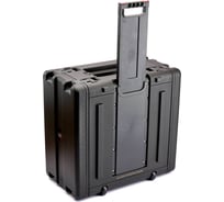 Кейс рэковый DGCASE 10 юнитов на колесах с ручкой ударопрочный, IP54, 485x483x455 DGCASE@RACK10UW