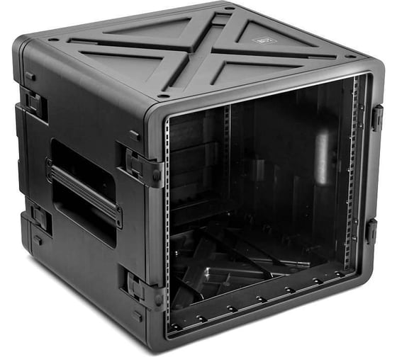 Кейс рэковый DGCASE 10 юнитов на колесах с ручкой ударопрочный, IP65, 458x447x453 RACK10UW DGCASE@RACK10UW