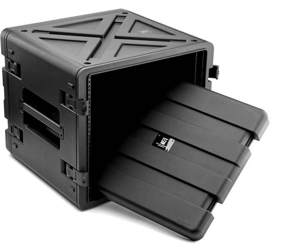 Кейс рэковый DGCASE 10 юнитов на колесах с ручкой ударопрочный, IP65, 458x447x453 RACK10UW DGCASE@RACK10UW