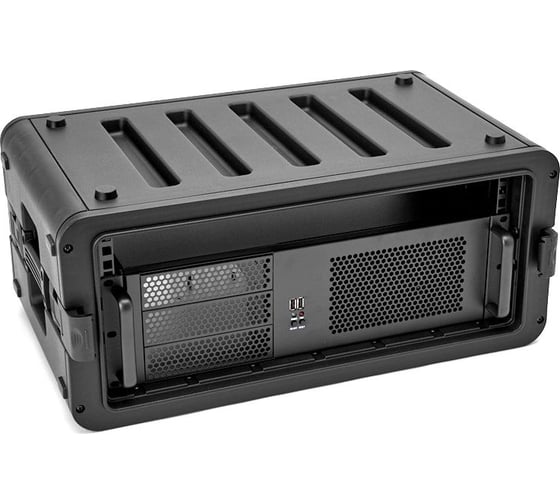 Кейс рэковый DGCASE короткий 3 юнита глубина 20 см ударопрочный, IP65, 200x447x140 RACK3US DGCASE@RACK3US