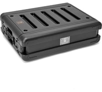 Кейс рэковый DGCASE короткий 2 юнита глубина 30см ударопрочный, IP54, 485x265x100 DGCASE@RACK2US30