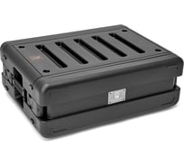 Кейс рэковый DGCASE короткий 3 юнита глубина 30см ударопрочный, IP54, 485х265x145 DGCASE@RACK3US30