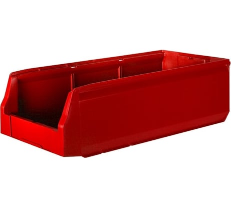 Пластиковый ящик для метизов Пластик Система красный 12.405.2