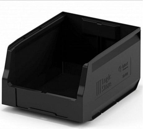 Пластиковый ящик для метизов Пластик Система черный 12.412.3